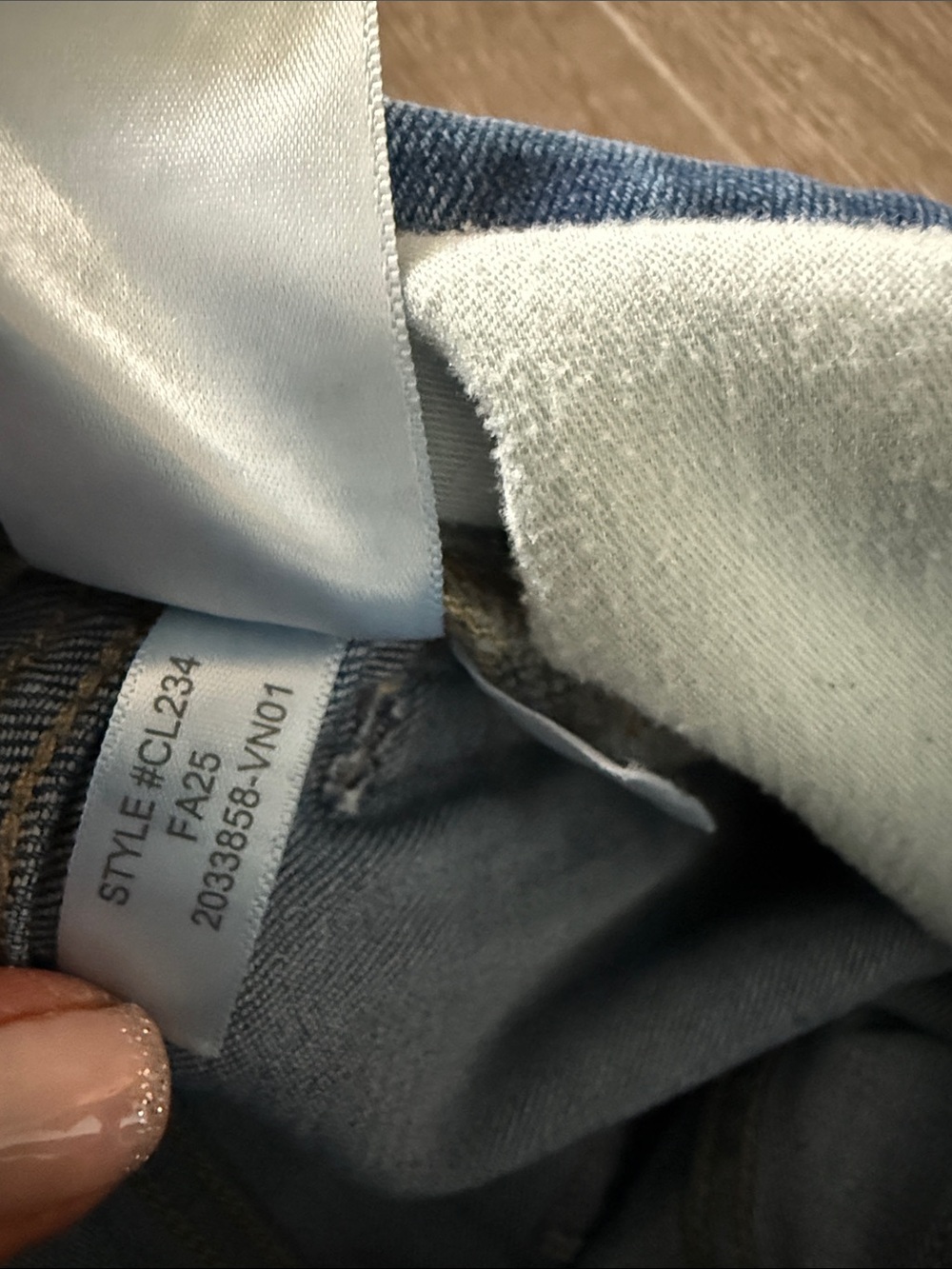 JCREW Factory Classic Wide Leg Jeans Size 27 - Picture 7 of 7